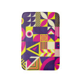 アートポップ・アートの、カラフルの幾何学的な形状。 バスマット (正面縦)