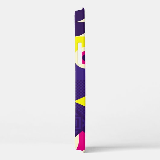 アートポップ・アートの、カラフルの幾何学的な形状。 Case-Mate iPhoneケース (裏面 / 右)