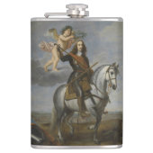 アートポートレートカスタムモノグラムフラスコ フラスク (正面)