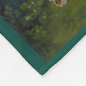 アートポートレートフリースブランケット フリースブランケット (角)