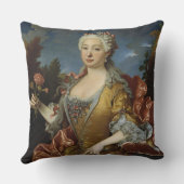 アートポートレートリバーシブル装飾用クッション クッション (裏面)