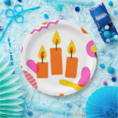 アートポーランドフォークフラワーズ紙プレート ペーパープレート (パーティー)