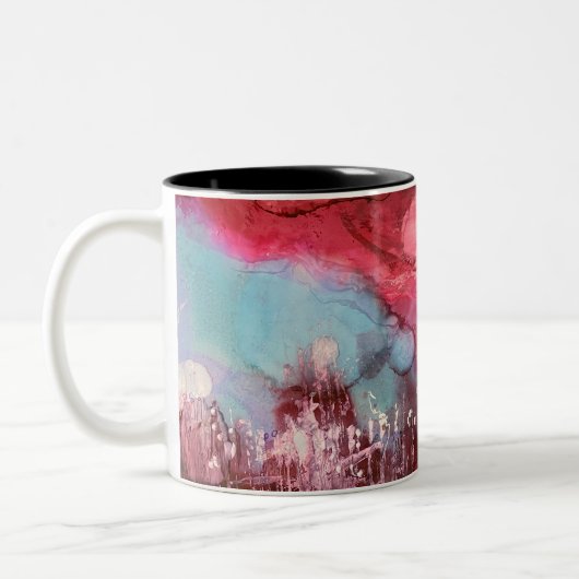 アートマグとレッドワールド絵を描ズ ツートーンマグカップ (左)