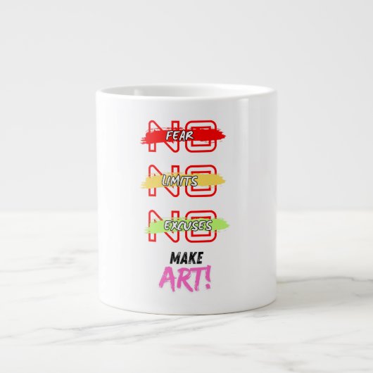 アートマグを作ろう ジャンボコーヒーマグカップ (正面)