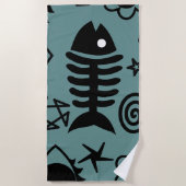 アートミックス ビーチタオル (正面)