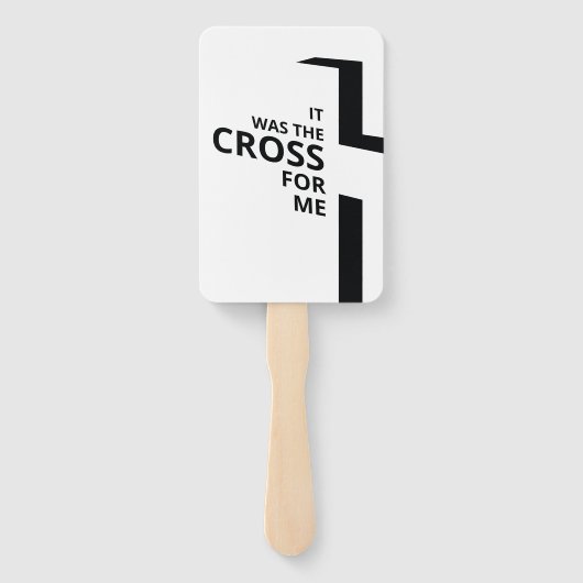 アートミニマルクリスチャンアートクロスゴスペルことわざQuo ハンドファン (裏面)