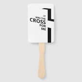 アートミニマルクリスチャンアートクロスゴスペルことわざQuo ハンドファン (正面)