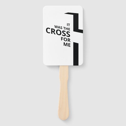 アートミニマルクリスチャンアートクロスゴスペルことわざQuo ハンドファン (正面)