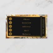 アートモダンひまわりonフィールドコレクション事業 名刺 (裏面)