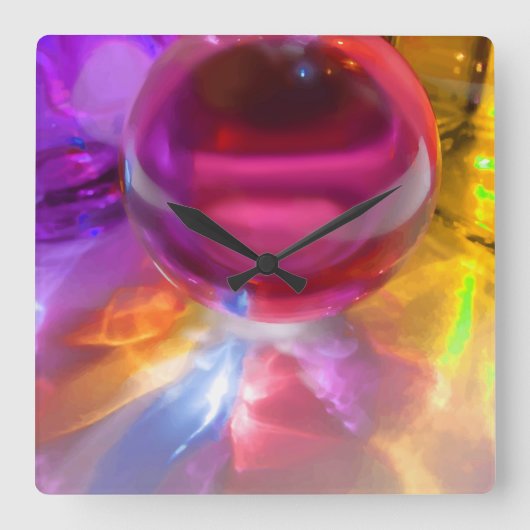 アートモダンウォールクロック スクエア壁時計 (正面)