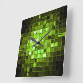 アートモダンウォールクロック スクエア壁時計 (傾斜)