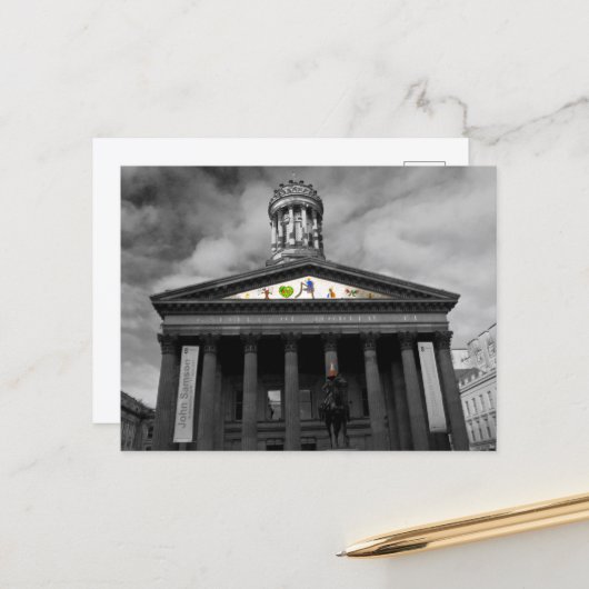 アートモダンギャラリー，グラスゴー，スコットランド葉書 ポストカード (正面/裏面インサイチュ)