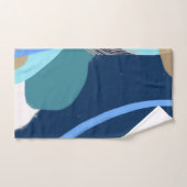 アートモダンサプライズ少年金ゴールドレタリングベビーシャワー バスタオルセット (ハンドタオル)