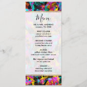 アートモダンネオンカラー黒抽象芸術絵を描アート メニュー (正面)