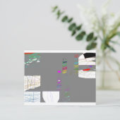 アートモダンバイロイ葉書 ポストカード (スタンド正面)