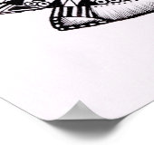 アートモダンフィッシュポスター/デザインVの幾何学模様 ポスター (角)