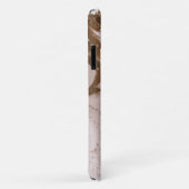 アートモダンフォイルのピンクの渦巻き Case-Mate iPhoneケース (裏面/右)