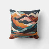 アートモダンマウンテンズレイクムーン クッション (裏面)