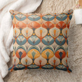 アートモダンリーフ クッション (ブランケット)