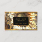 アートモダンヴィンテージひまわりコレクション 名刺 (正面)