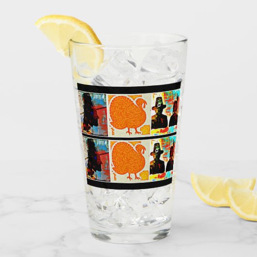 アートモダン感謝祭 タンブラーグラス (アイス正面)