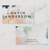 アートモダン抽象芸術名刺 名刺 (正面/裏面)