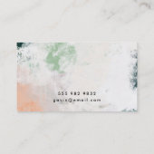 アートモダン抽象芸術名刺 名刺 (裏面)