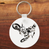 アートモトポップ・アートのクロスモトキュールスポーツ キーホルダー (正面)