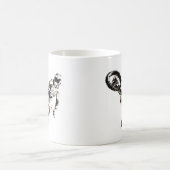 アートモトポップ・アートのクロスモトキュールスポーツ コーヒーマグカップ (中央)