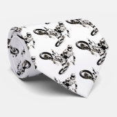 アートモトポップ・アートのクロスモトキュールスポーツ ネクタイ (ロール)