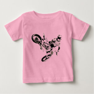 アートモトポップ・アートのクロスモトキュールスポーツ ベビーTシャツ