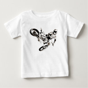 アートモトポップ・アートのクロスモトキュールスポーツ ベビーTシャツ