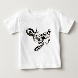 アートモトポップ・アートのクロスモトキュールスポーツ ベビーTシャツ