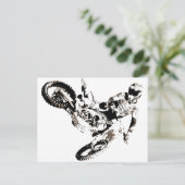 アートモトポップ・アートのクロスモトキュールスポーツ ポストカード (スタンド正面)