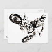 アートモトポップ・アートのクロスモトキュールスポーツ ポストカード (正面/裏面)