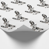 アートモトポップ・アートのクロスモトキュールスポーツ ラッピングペーパー (角)