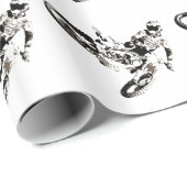 アートモトポップ・アートのクロスモトキュールスポーツ ラッピングペーパー (ロールコーナー)