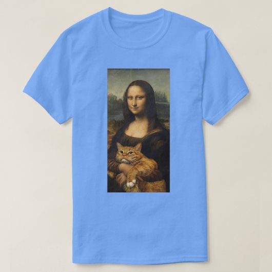 アートモナと猫 Tシャツ (デザイン正面)