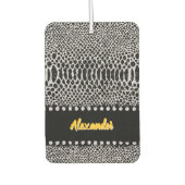 アートユニークのカタツムキン柄 カーエアーフレッシュナー (正面)