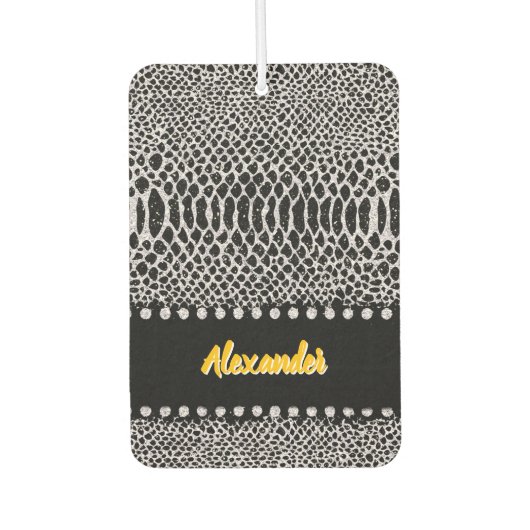 アートユニークのカタツムキン柄 カーエアーフレッシュナー (正面)