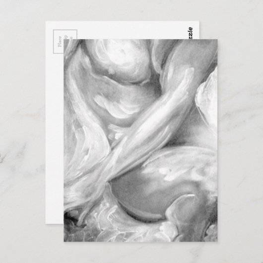 アートラバーエレガントオリジナルアートメ絵を描ールズオン ポストカード (正面/裏面)