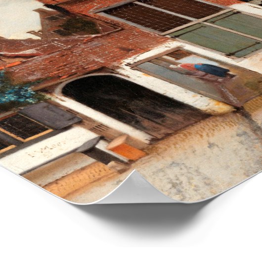 アートラバーギフトザリトル通りバーメール ポスター (角)