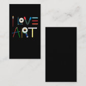 アートラブスケッチ鉛筆スケッチ家 名刺 (正面/裏面)