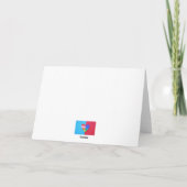 アートラポップ・アートのブツインバレンタインレインボーハート カード (裏面)