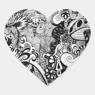 アートリップ（幻覚体験）のようなトデザイン ハートシール