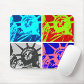 アートレディポップ・アートのリバティニューヨークシティ マウスパッド (マウス)