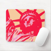 アートレディポップ・アートのリバティニューヨークシティ マウスパッド (マウス)