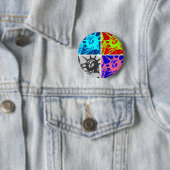 アートレディポップ・アートのリバティニューヨークシティ 缶バッジ (インサイチュ)