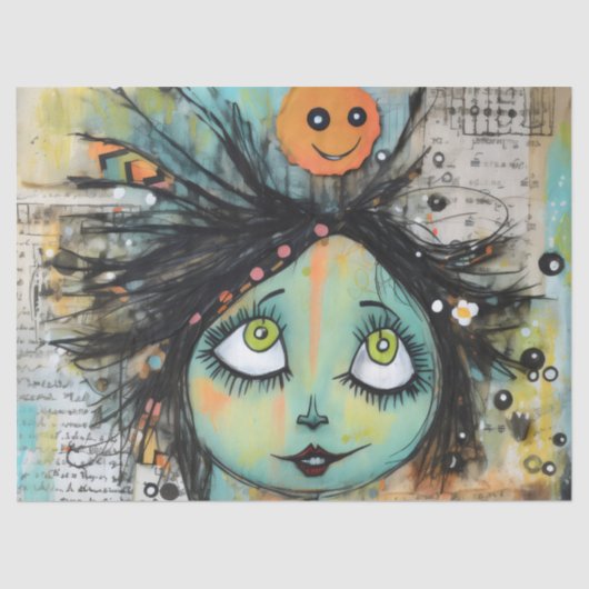 アートレディ魅力的ーと動揺して 薄葉紙 (正面)