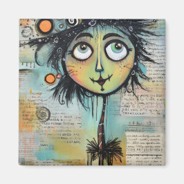 アートレディ 9 チャーミングで苦悩に満ちた マグネット